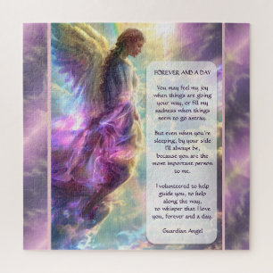 Rainbow Guardian Angel Poem  Jigsaw Puzzle