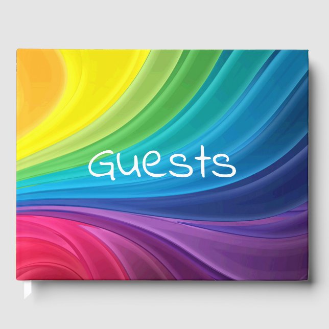 rainbow guest book (Front)