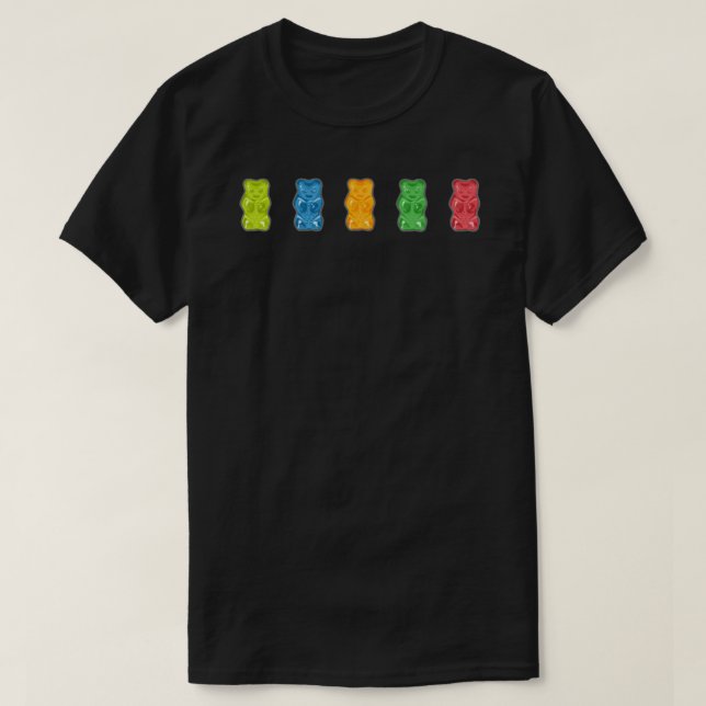 Rainbow Gummy Bears Active T-Shirt.png T-Shirt (Design Front)