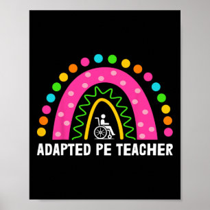 Rainbow Gym Physical Education Educator Adapted Pe Poster