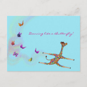 Rainbow Gymnastics by The Happy Juul Company Postcard