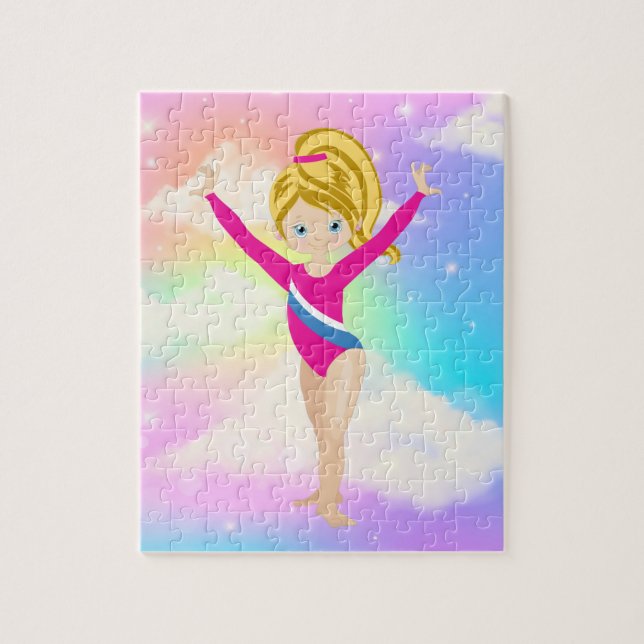 RAINBOW GYMNASTICS GYMNAST PUZZLE  (Vertical)