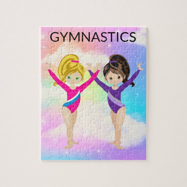 RAINBOW GYMNASTICS GYMNAST'S PUZZLE  (Vertical)