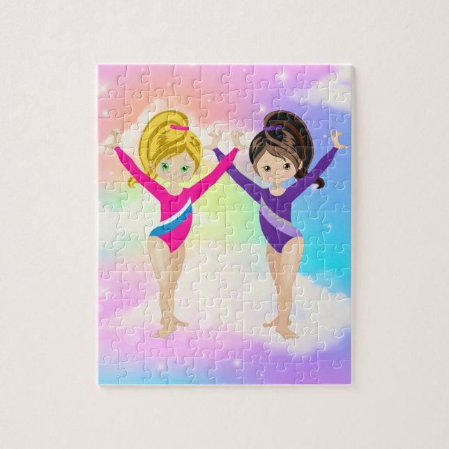 RAINBOW GYMNASTICS GYMNAST'S PUZZLE  (Vertical)