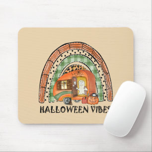 Rainbow Halloween Vibes Camper/ Trailer Mouse Pad