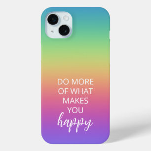 Rainbow Happiness iPhone 15 Mini Case