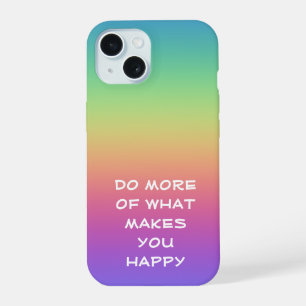 Rainbow Happiness iPhone 15 Case