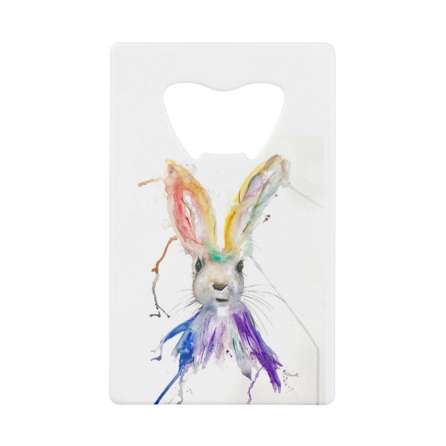 Rainbow hare watercolor (Front)