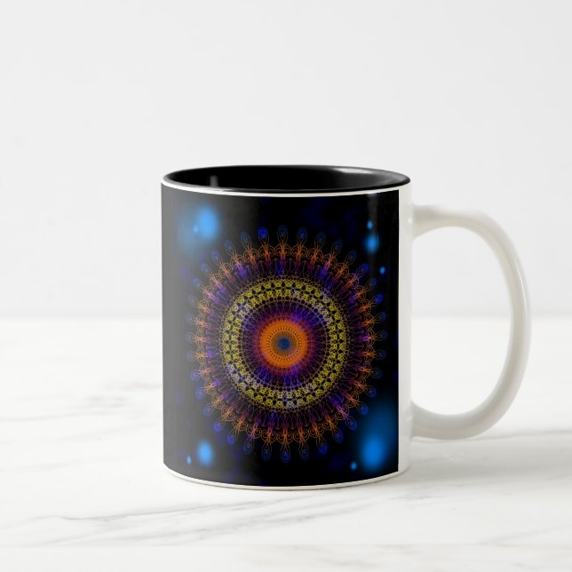 Rainbow Harmony Two-Tone Coffee Mug (Right)