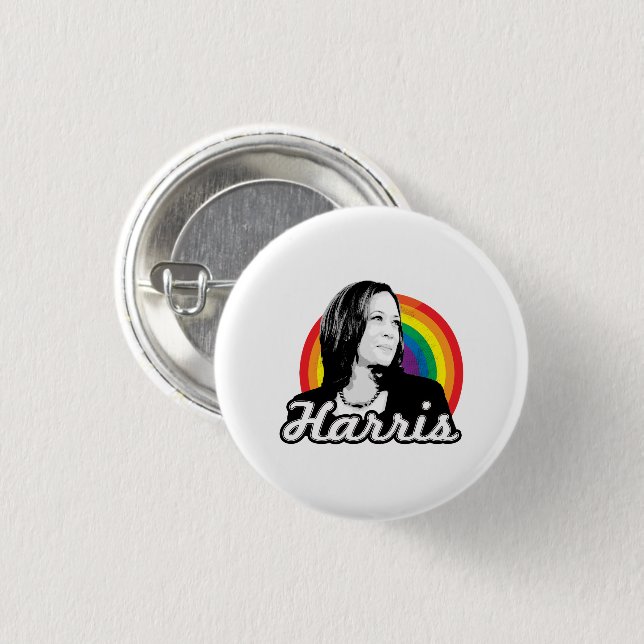 Rainbow Harris 3 Cm Round Badge (Front & Back)
