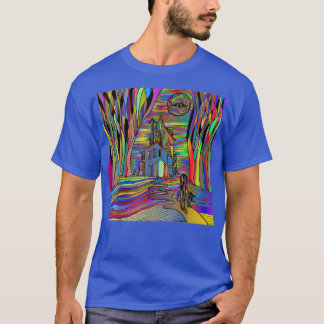 Rainbow Haunted House  T-Shirt