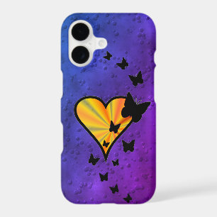 Rainbow Heart and Butterfly