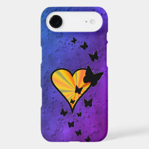 Rainbow Heart and Butterfly