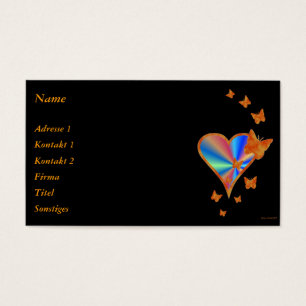 Rainbow Heart and Butterfly