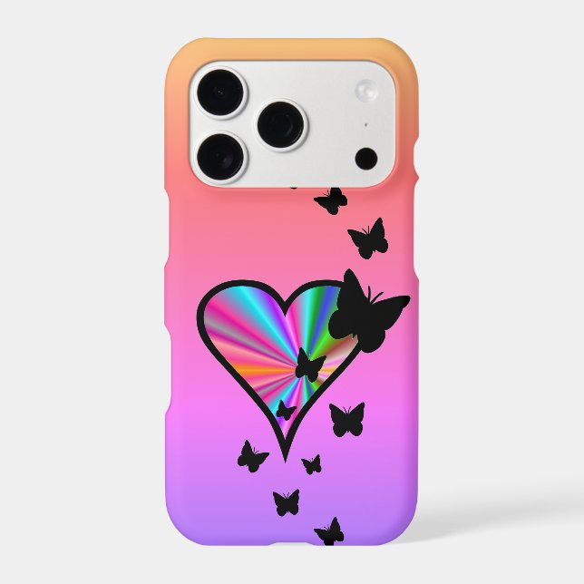 Rainbow Heart and Butterfly (Back)
