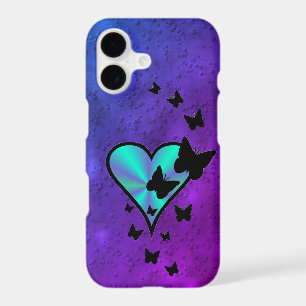 Rainbow Heart and Butterfly