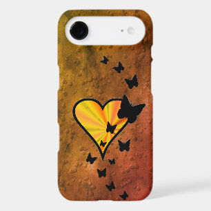 Rainbow Heart and Butterfly
