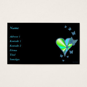 Rainbow Heart and Butterfly