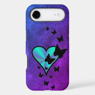 Rainbow Heart and Butterfly