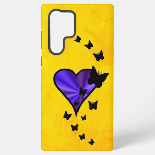 Rainbow Heart and Butterfly Samsung Galaxy Case