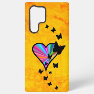 Rainbow Heart and Butterfly Samsung Galaxy Case