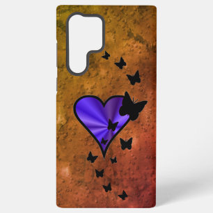 Rainbow Heart and Butterfly Samsung Galaxy Case