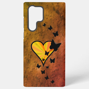 Rainbow Heart and Butterfly Samsung Galaxy Case