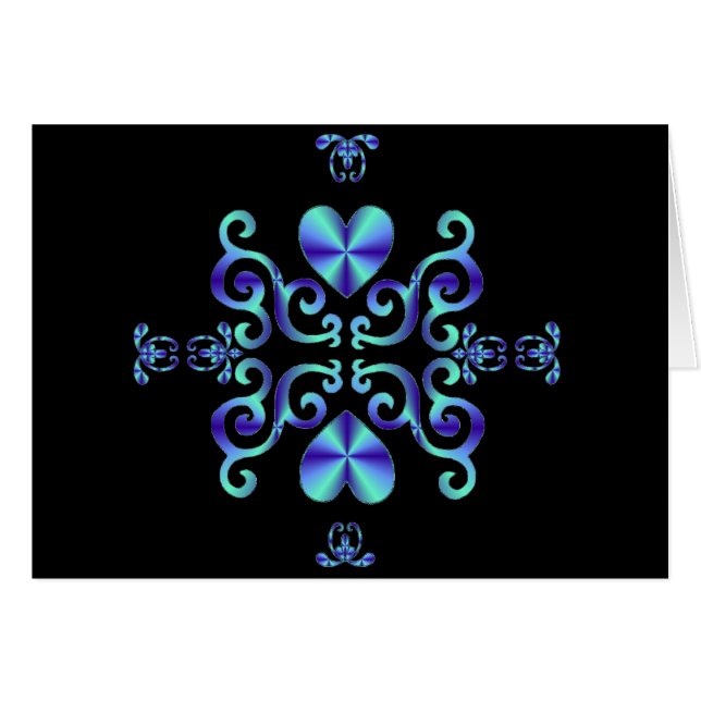 Rainbow Heart and Lily (Front Horizontal)