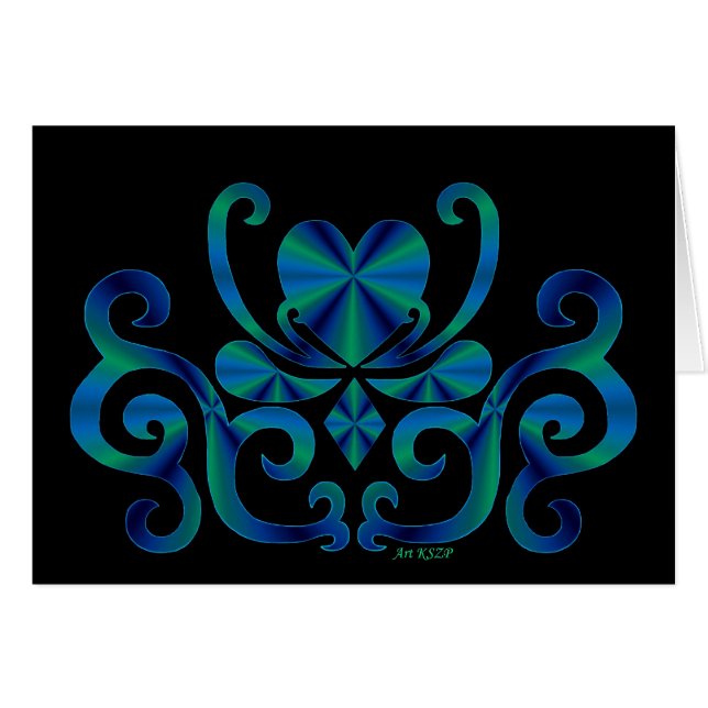 Rainbow Heart and Lily (Front Horizontal)