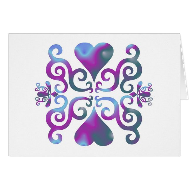 Rainbow Heart and Lily (Front Horizontal)