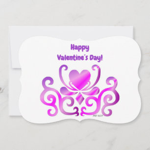 Rainbow Heart and Lily Holiday Card