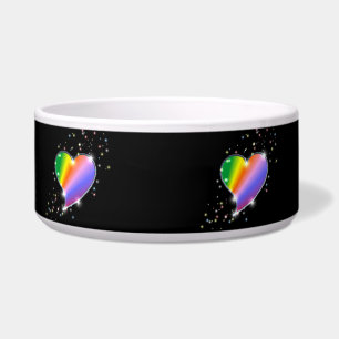 Rainbow heart and stars