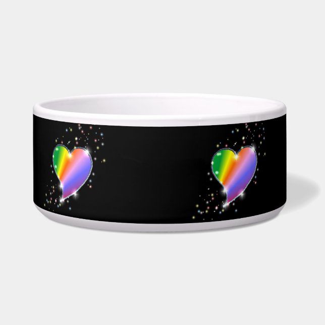 Rainbow heart and stars (Left)