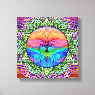 Rainbow Heart Canvas Print