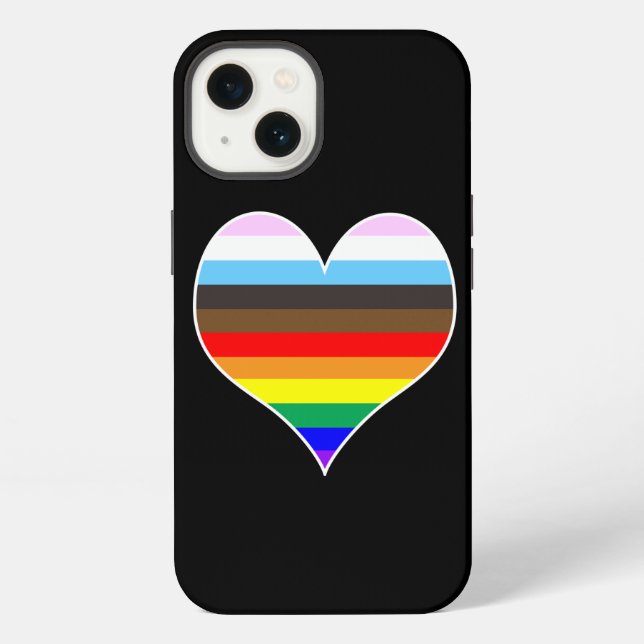 Rainbow Heart Case-Mate iPhone Case (Back)