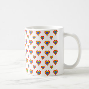Rainbow Heart Coffee Mug