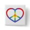 Rainbow Heart, Love, Peace Sign