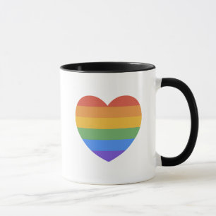 Rainbow Heart Mug