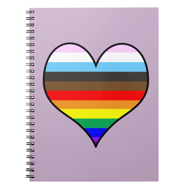 Rainbow Heart Notebook (Front)