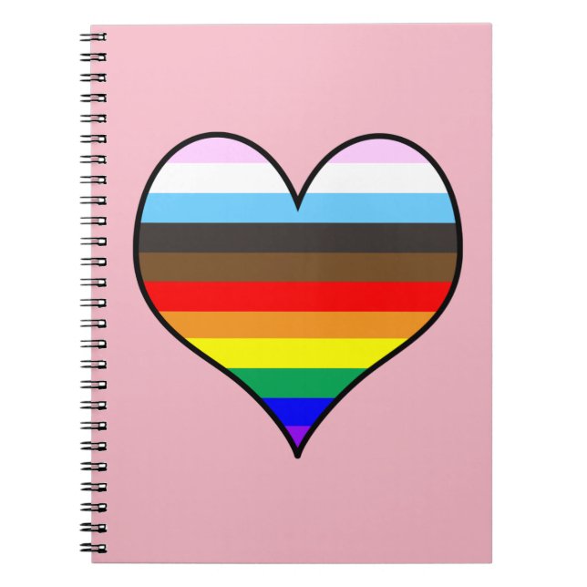 Rainbow Heart Notebook (Front)