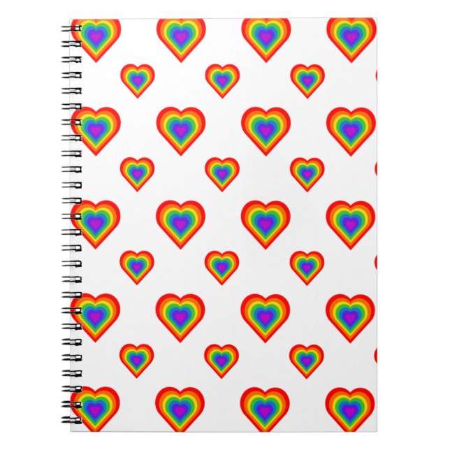 Rainbow Heart Notebook (Front)
