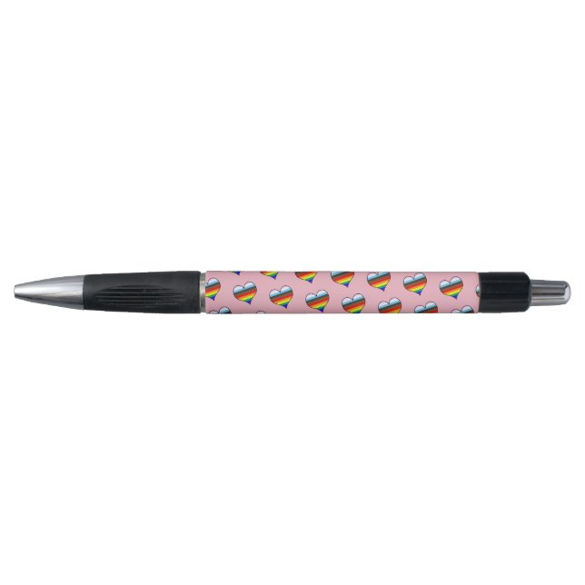Rainbow Heart Pattern Pen (Front)