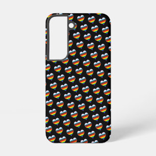 Rainbow Heart Pattern Phone Case