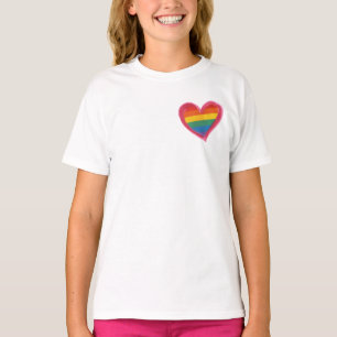 Rainbow Heart Pride, Love Wins Equality, LGBTQ+ Te T-Shirt