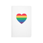 Rainbow Heart Pride Pocket Journal