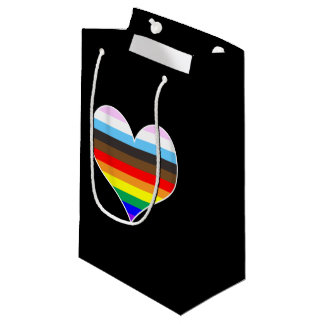 Rainbow Heart Small Gift Bag
