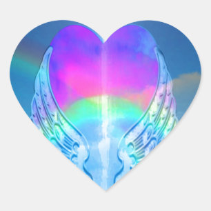 Rainbow Heart Sticker
