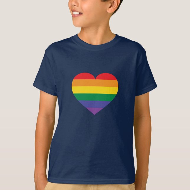 Rainbow Heart T-Shirt (Front)
