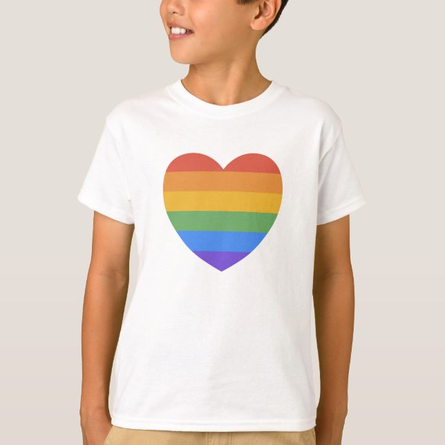 Rainbow Heart T-Shirt (Front)