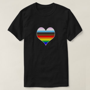 Rainbow Heart T-Shirt (dark)